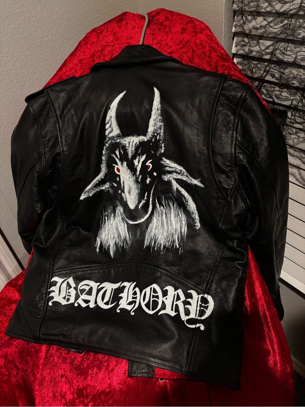 Bathory hand painted jacket